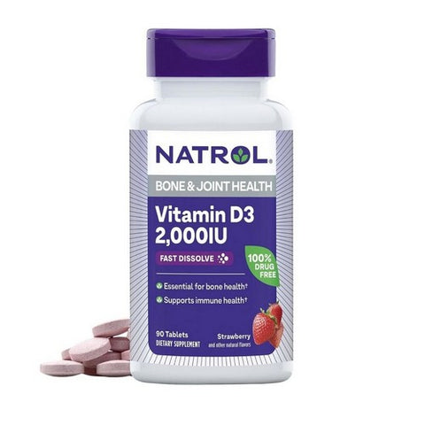 Natrol, Vitamin D3, 2000 IU, Minis, 90 tabs
