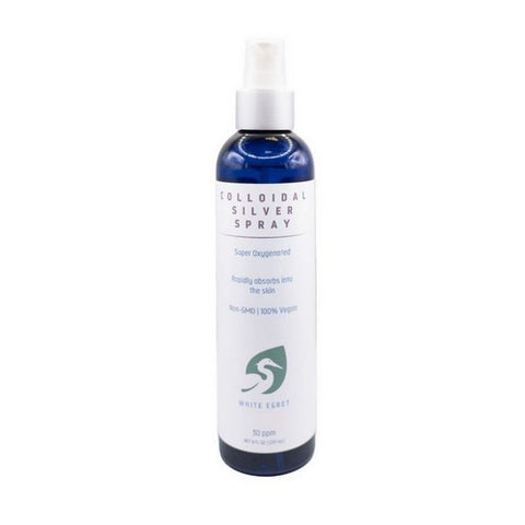 White Egret, Colloidal Silver Spray, 8 oz