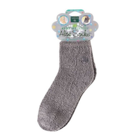 Earth Therapeutics, Aloe Moisturising Socks, Black pair
