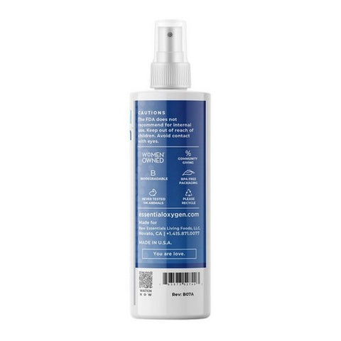 Essential Oxygen, Food Grade Hydrogen Peroxide 3%, 8 oz