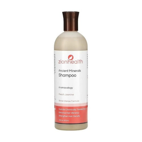 Zion Health, Adama Clay Shampoo, Peach Jasmine 16 oz