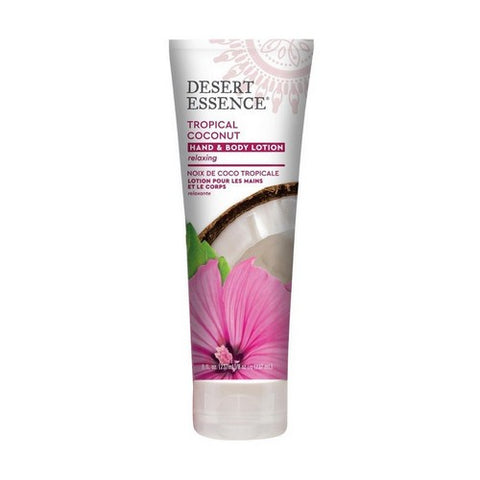 Desert Essence, Tropical Coconut Hand and Body Lotion, 8 oz