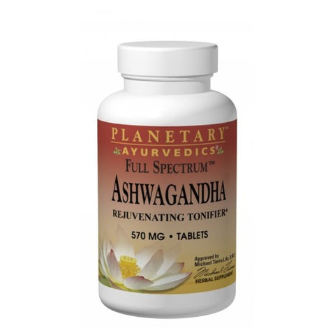 Planetary Ayurvedics, Ashwagandha  Full Spectrum, 570 mg, 60 tabs