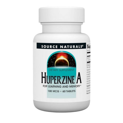 Source Naturals, Huperzine A, 100 MCG, 60 tabs