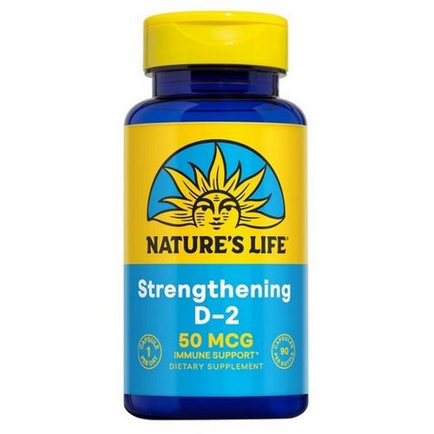 Nature's Life, Vitamin D-2 Ergocalciferol, 2000 IU, 90 vcaps