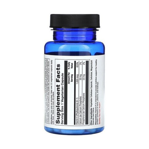 Nature's Life, K-1 Phylloquinone, 1000 mcg, 50 vcaps