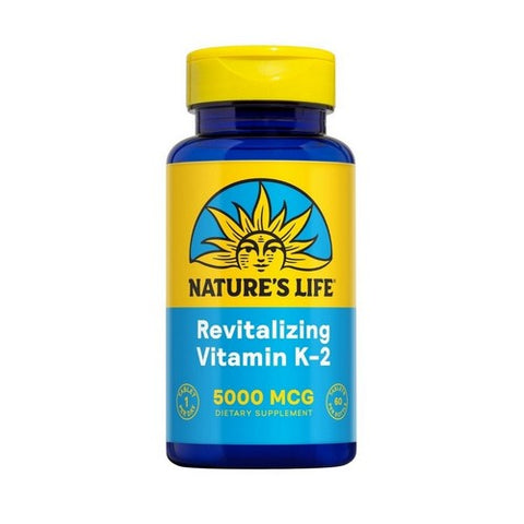 Nature's Life, K-2 Menatetrenone, 5000 mcg, 60 tabs