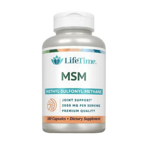 Life Time Nutritional Specialties, 100% Pure MSM, 1000 mg, 180 caps