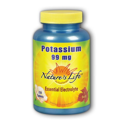 Nature's Life, Potassium, 99 mg, 250 tabs