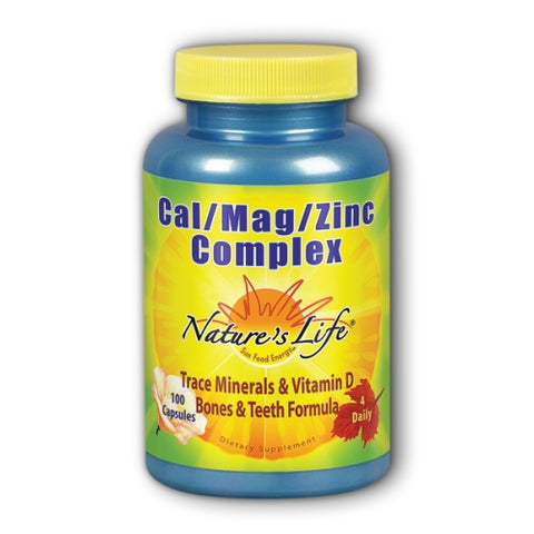 Nature's Life, Cal-Mag-Zinc, 1000/600/15 mg, 100 caps