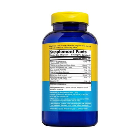 Nature's Life, Cal-Mag-Zinc, 1000/600/15 mg, 250 caps