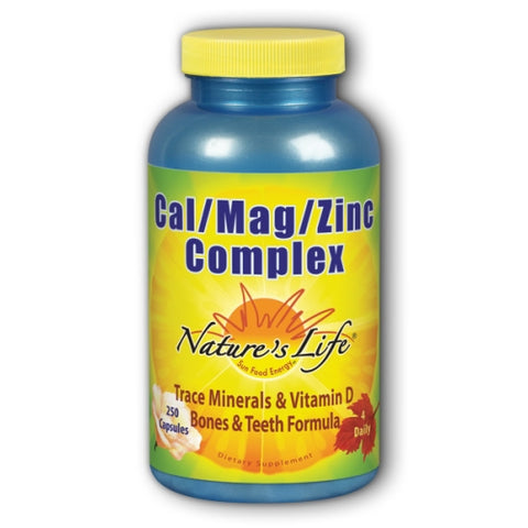 Nature's Life, Cal-Mag-Zinc, 1000/600/15 mg, 250 caps
