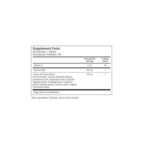 Nature's Life, Herbs & Prunes, 100 tabs