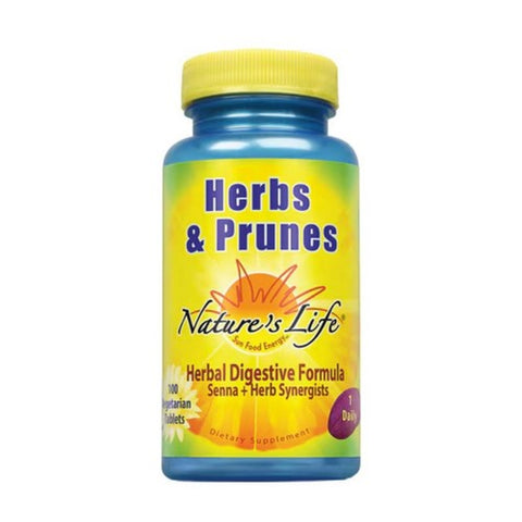 Nature's Life, Herbs & Prunes, 100 tabs