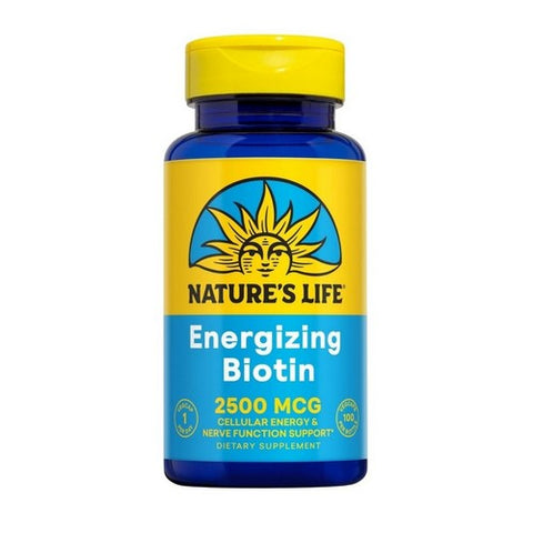 Nature's Life, Biotin, 2500 mcg, 100 caps