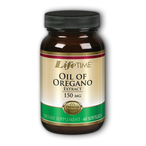Life Time Nutritional Specialties, Natural Oil of Oregano Extract, 150 mg, 60 softgels