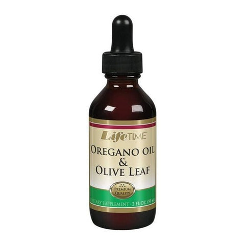 Life Time Nutritional Specialties, Natural Oregano Oil And Olive Leaf, 2 oz