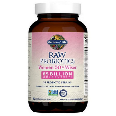 Garden of Life, RAW Probiotics Women, 50 & Wiser 90 caps