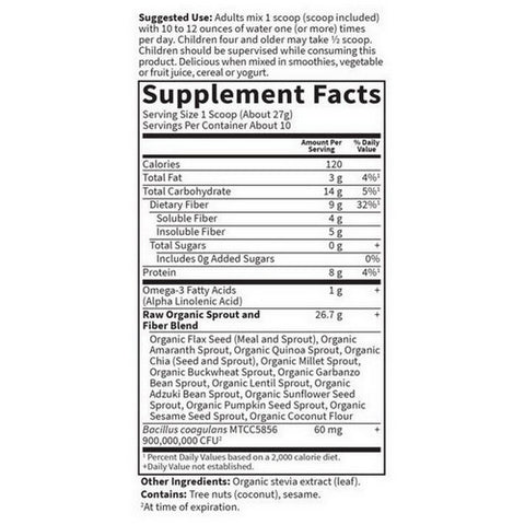 Garden of Life, Raw Fiber, 9.45 Oz