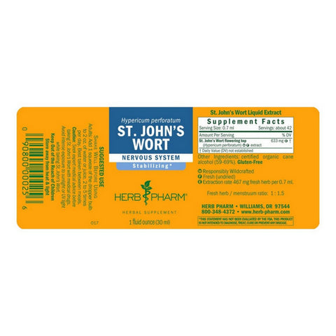 Herb Pharm, St. John's Wort Extract, 1 oz