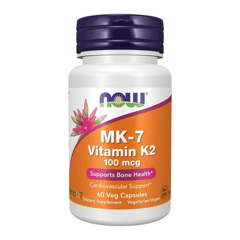Now Foods, MK-7 Vitamin K-2, 100 mcg, 60 vcaps