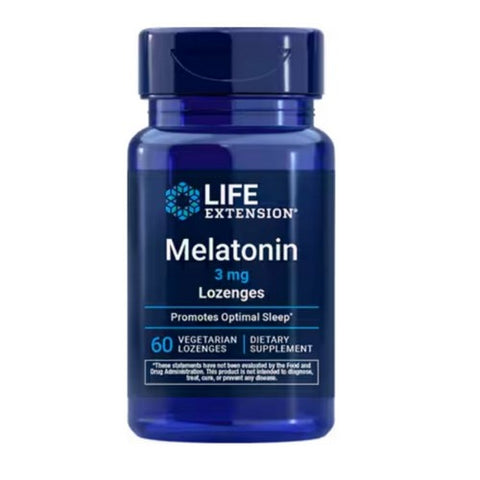 Life Extension, Melatonin, 3 mg, 60 lozenges