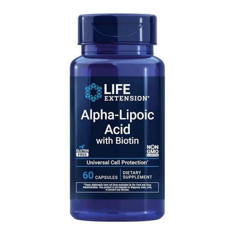 Life Extension, Super Alpha-Lipoic Acid, 250 mg, with Biotin 60 caps