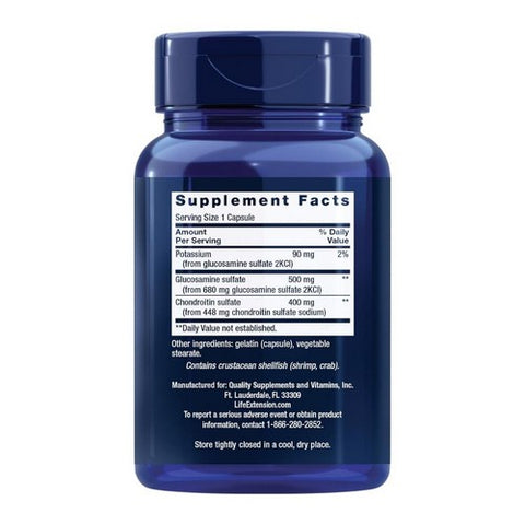 Life Extension, Glucosamine/Chondroitin, 100 caps