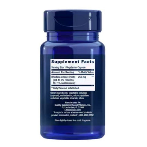 Life Extension, Rhodiola Extract, 250 mg, 60 vcaps