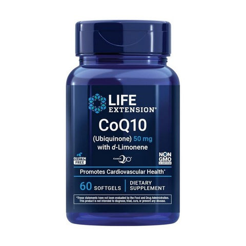 Life Extension, Super-Absorbable CoQ10, 50 mg, With D-Limonene 60 softgels