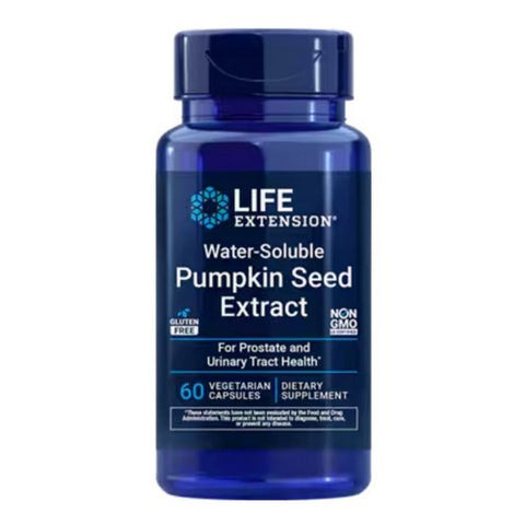 Life Extension, Water-Soluble Pumpkin Seed Extract, 60 vcaps