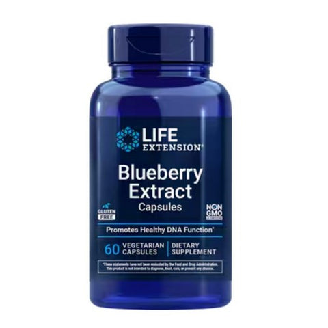 Life Extension, Blueberry Extract Capsules, 60 vcaps