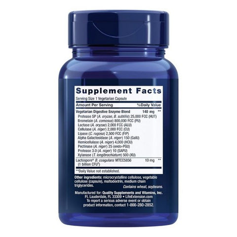 Life Extension, Enhanced Super Digestive Enzymes with Probiotics, 60 Veg Caps