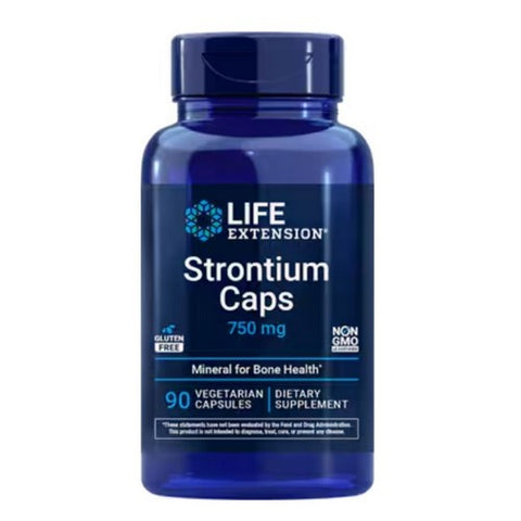 Life Extension, Strontium Caps, 750 mg, 90 Vegetarian Capsules