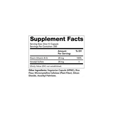 Olympian Labs, Vanadyl Sulfate, 250 caps