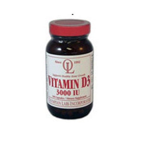 Olympian Labs, Vitamin D3, 3000 IU, 100 caps