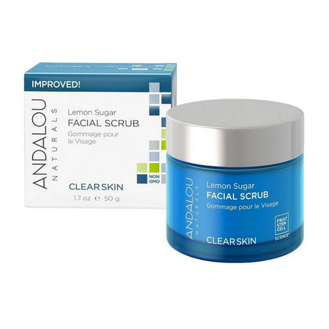 Andalou Naturals, Facial Scrub, Lemon Sugar 1.7 oz