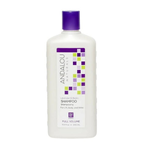 Andalou Naturals, Full Volume Shampoo, Lavender and Biotin 11.5 oz
