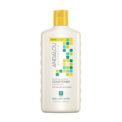 Andalou Naturals, Brilliant Shine Conditioner, Sunflower and Citrus 11.5 oz