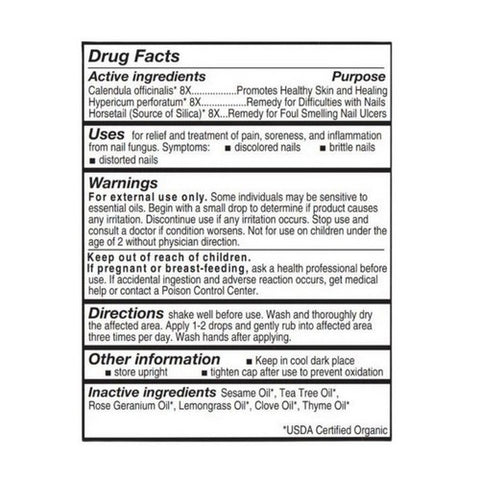 Forces of Nature, Nail Fungus Control Extra Strength OG2, 11 ML