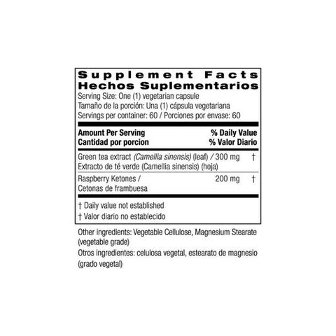 Bio Nutrition Inc, Raspberry Ketone Diet, 60 vcaps