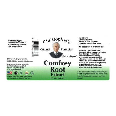 Dr. Christophers Formulas, Comfrey Root Extract, 2 oz
