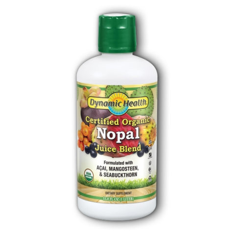 Dynamic Health Laboratories, Organic Nopal Juice Blend, 33.8 oz