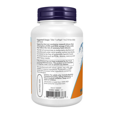Now Foods, Tri 3D Omega, 90 sgels