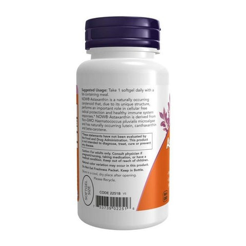 Now Foods, Astaxanthin, 10 mg, 60 sgels