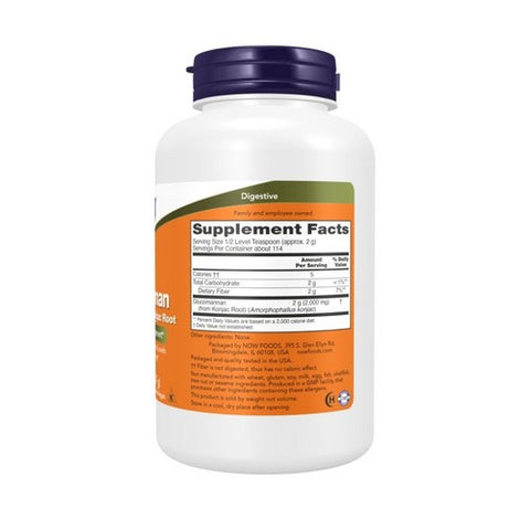 Now Foods, Glucomannan 100% Pure Powder, 8 oz