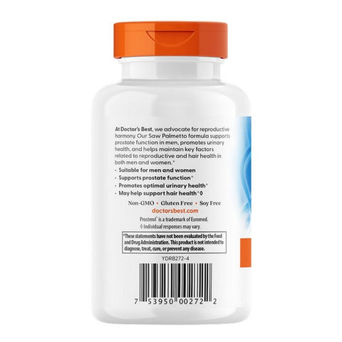 Doctors Best, Saw Palmetto, 320 mg, 180 SoftGels