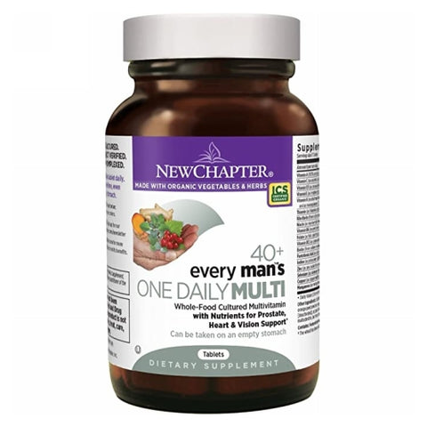 New Chapter, Every Man's One Daily 40 Plus Multi, 24 tabs
