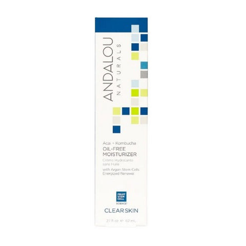 Andalou Naturals, Acai Plus White Tea Oil Free Moisturizer, Acai + Kombucha, 2.1 Oz