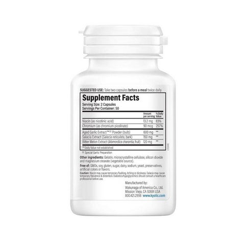 Kyolic, Blood Sugar Balance, 100 CAPS